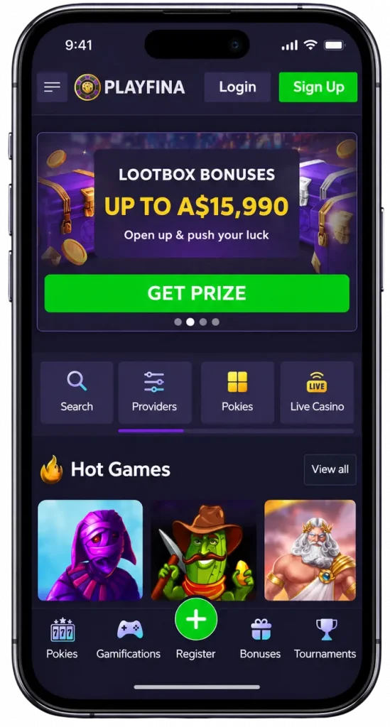 Playfina app